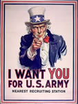 World War II Poster "Uncle Sam Wants You"